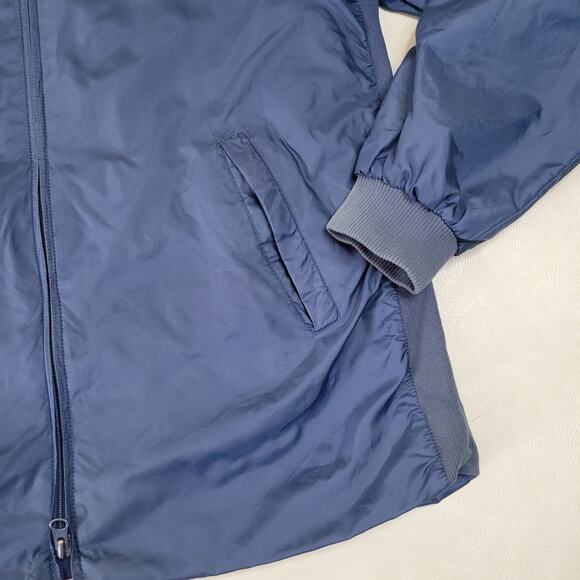 Vintage Lacoste Club Men’s Jacket Medium Blue Full Zip Rain Coat Windbreaker - Picture 2 of 13